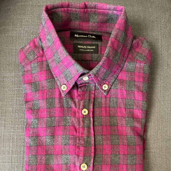 MASSIMO DUTTI LONG SLEEVE SHIRT - Picture 4 of 4